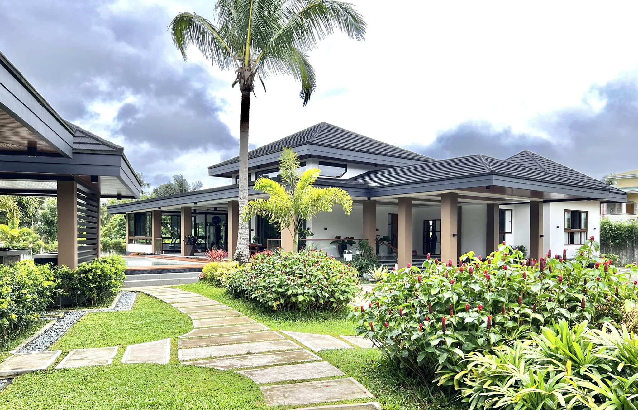Front exterior of a modern residence